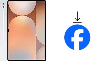 Comment installer Facebook sur un Samsung Galaxy Tab S10 Ultra