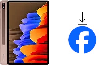 Comment installer Facebook sur un Samsung Galaxy Tab S7+