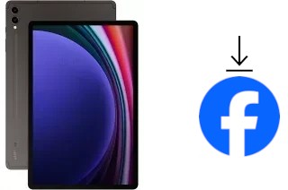 Comment installer Facebook sur un Samsung Galaxy Tab S9+