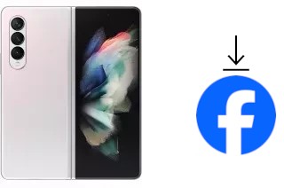 Comment installer Facebook sur un Samsung Galaxy Z Fold3 5G