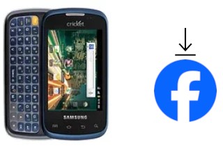 Comment installer Facebook sur un Samsung R730 Transfix