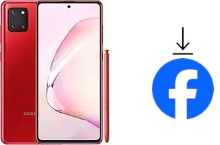 Comment installer Facebook sur un Samsung Galaxy Note10 Lite