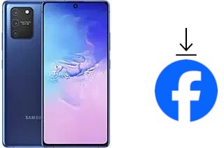 Comment installer Facebook sur un Samsung Galaxy S10 Lite