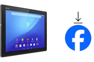 Comment installer Facebook sur un Sony Xperia Z4 Tablet WiFi