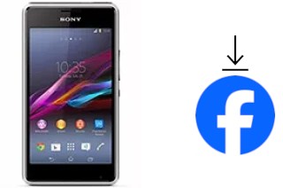 Comment installer Facebook sur un Sony Xperia E1 dual