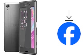 Comment installer Facebook sur un Sony Xperia X Performance