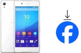 Comment installer Facebook sur un Sony Xperia Z3+ dual