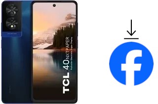 Comment installer Facebook sur un TCL 40 NxtPaper