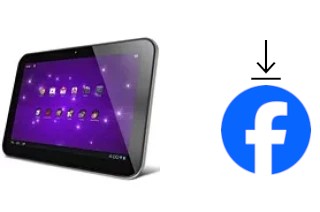 Comment installer Facebook sur un Toshiba Excite 10 SE