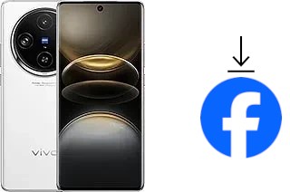 Comment installer Facebook sur un vivo X100s Pro