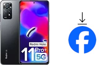Comment installer Facebook sur un Xiaomi Redmi Note 11 Pro+ 5G