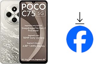 Comment installer Facebook sur un Xiaomi Poco C75 5G
