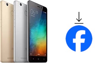 Comment installer Facebook sur un Xiaomi Redmi 3s Prime
