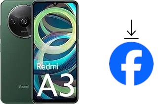 Comment installer Facebook sur un Xiaomi Redmi A3 Pro