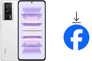 Comment installer Facebook sur un Xiaomi Redmi K60 Pro