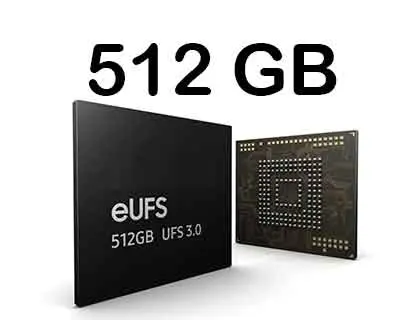 512 Go de mémoire interne