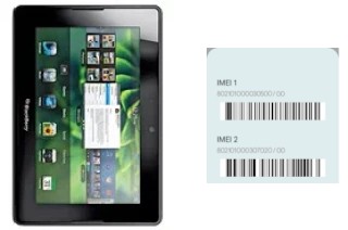 Comment voir le code IMEI dans 4G Playbook HSPA+