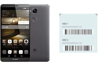 Comment voir le code IMEI dans Ascend Mate7