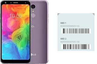 Comment voir le code IMEI dans LG Q7