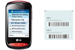 Comment voir le code IMEI dans Cookie Style T310