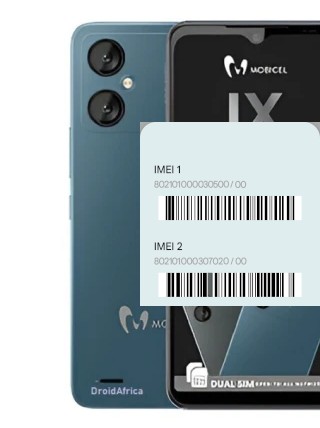 Comment voir le code IMEI dans Mobicel IX