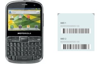 Comment voir le code IMEI dans Defy Pro XT560