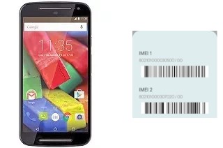Comment voir le code IMEI dans Moto G 4G Dual SIM (2nd gen)