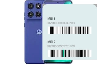 Comment voir le code IMEI dans Edge 60 Stylus