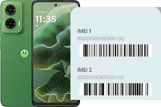 Comment voir le code IMEI dans Moto G35
