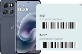 Comment voir le code IMEI dans Moto G86 Power
