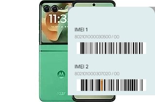 Comment voir le code IMEI dans Razr 2025