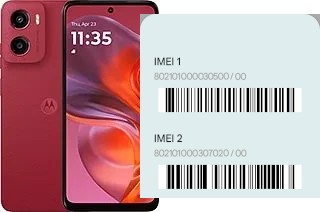 Comment voir le code IMEI dans Moto G05