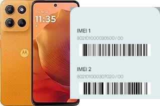 Comment voir le code IMEI dans Moto G15