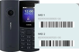 Comment voir le code IMEI dans 110 4G 2nd Edition