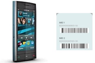 Comment voir le code IMEI dans X6 8GB (2010)
