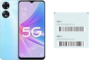 Comment voir le code IMEI dans Oppo A1x