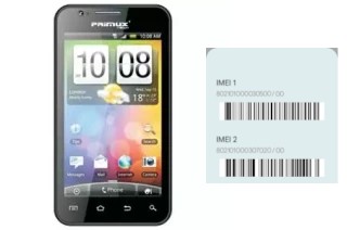 Comment voir le code IMEI dans Primux Omega