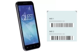 Comment voir le code IMEI dans QUEST 574