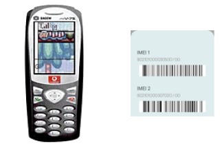 Comment voir le code IMEI dans MY V-75