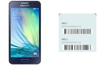 Comment voir le code IMEI dans Galaxy A3