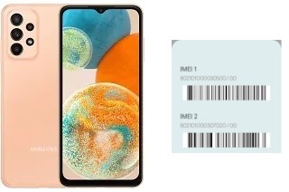 Comment voir le code IMEI dans Galaxy A23 5G
