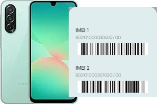 Comment voir le code IMEI dans Galaxy A26