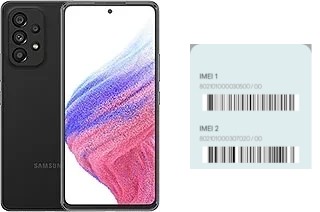 Comment voir le code IMEI dans Galaxy A53 5G