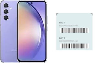 Comment voir le code IMEI dans Galaxy A54