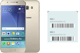 Comment voir le code IMEI dans Galaxy A8 (SCV32)