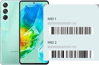 Comment voir le code IMEI dans Galaxy M55s
