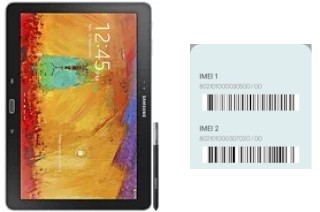 Comment voir le code IMEI dans Galaxy Note 10.1 (2014 Edition)