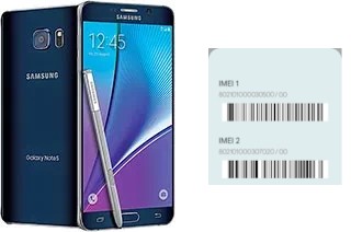 Comment voir le code IMEI dans Galaxy Note5 Duos