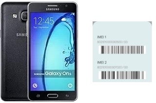 Comment voir le code IMEI dans Galaxy On5
