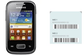 Comment voir le code IMEI dans Galaxy Pocket plus S5301